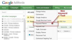 google keyword planner tool tutorial